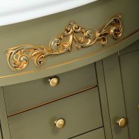 Тумба под раковину Migliore Bella 90 Оливковая арт-25933 — фото 3, Тумбы под раковину