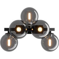 Настенный светильник Maytoni Modern Dallas Дымчатый Черный арт-MOD547WL-05B — фото 1, Бра