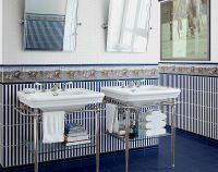 Керамический бордюр Petracers Grand Elegance Matita Blu 1,5x20 см арт-MT11 — фото 2, Керамическая плитка