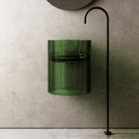 Товар: Раковина Abber Kristall 42 Зеленая арт-AT2704Emerald - фото 1 Раковина Abber Kristall 42 Зеленая арт-AT2704Emerald — фото 1, Раковины подвесные