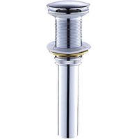 Донный клапан SantiLine Click-Clack Хром арт-SL-106 — фото 1, Донные клапаны