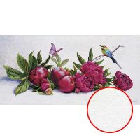 Фреска Ortograf Цветы 8255 Фактура бархат FX Флизелин (3*1,5) Белый/Зеленый/Красный, Цветы/Живопись арт-8255 (бархат FX) — фото 1, Фрески