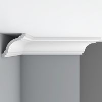 Карниз Decomaster 2400x140x142 мм арт-96275 — фото 1, Карнизы