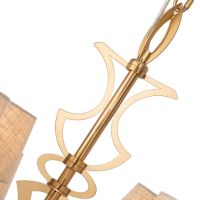 Люстра Divinare Florence Бежевая Золото матовое арт-6819/19 SP-12 — фото 2, Люстры