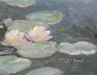 Фреска Ortograf Цветы 6803 Фактура флок FLK Флизелин (3,5*2,7) Зеленый, Цветы/Живопись арт-6803 (флок FLK) — фото 2, Фрески