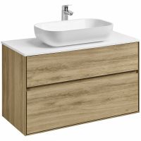 Тумба под раковину Aquaton Либерти 100 подвесная Дуб эльвезия арт-1A279601LYC70 — фото 10, Тумбы под раковину