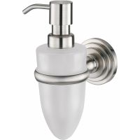 Дозатор для жидкого мыла WasserKRAFT Ammer Хром матовый арт-K-7099 — фото 1, Дозаторы