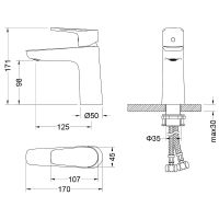Комплект смесителей Aquatek Бетта Хром арт-AQ1130CR — фото 12, Готовые комплекты для ванной комнаты