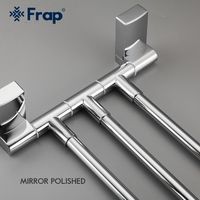 Полотенцедержатель Frap F18 поворотный Хром арт-F1813 — фото 4, Полотенцедержатели