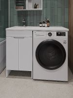 Товар: Тумба под раковину Orange Sistema 110 Белая арт-STD-50TUW - фото 2 Тумба под раковину Orange Sistema 110 Белая арт-STD-50TUW — фото 2, Тумбы под раковину