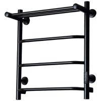 Электрический полотенцесушитель Тругор ПЭК 6П СП 60x50 с полкой Черный арт-Пэксп6П/6050черныйВГП — фото 2, Электрические полотенцесушители