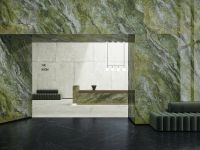 Керамогранит Ariostea Ultra Marmi Brilliant Green Lucidato Shiny 75х150 см арт-UM6L157635 — фото 3, Керамогранит