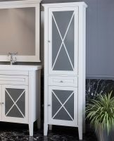 Шкаф пенал Opadiris Палермо 53 R Белый матовый арт-Z0000008561 — фото 2, Пеналы для ванной комнаты