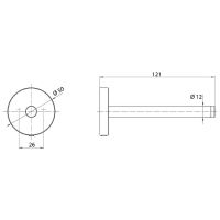 Держатель запасного рулона Emco Round Хром арт-4305 001 00 — фото 2, Держатели для запасных рулонов