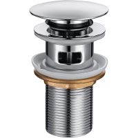 Донный клапан Allen Brau Priority click-clack Хром арт-5.31023-00 — фото 1, Донные клапаны