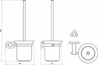 Товар: Ершик для унитаза Ravak Chrome Хром арт-X07P196 - фото 2 Ершик для унитаза Ravak Chrome Хром арт-X07P196 — фото 2, Ершики для унитаза