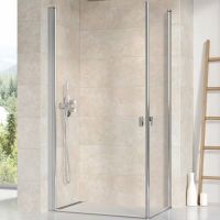 Душевая дверь Ravak Chrome CRV1-80 профиль Хром стекло Transparent арт-1QV40C01Z1 — фото 2, Распашные душевые двери