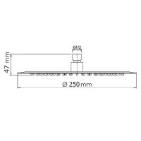 Верхний душ WeltWasser WW HS 25R Хром арт-10000000940 — фото 2, Верхние души