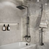 Товар: Душевая система Grossman Cosmo Графит брашированный арт-500.K35.02.420 - фото 6 Душевая система Grossman Cosmo Графит брашированный арт-500.K35.02.420 — фото 6, Душевые стойки