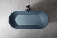 Ванна из искусственного камня Abber Frankfurt 170x75 Серая без гидромассажа арт-AM9941G — фото 3, Ванны из искусственного камня