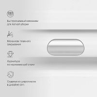 Комплект унитаза с инсталляцией AM.PM Func FlashClean с сиденьем Микролифт и Черной матовой клавишей смыва арт-IS90138.8F1701 — фото 8, Комплекты унитаз + инсталляция