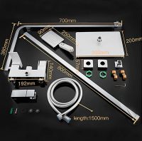 Душевая система Gappo Хром Белый арт-G2407-30 — фото 7, Душевые стойки