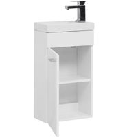 Тумба под раковину Aquanet Нота 40 L подвесная Белая арт-246954 — фото 6, Тумбы под раковину