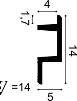 Товар: Профиль для скрытого освещения Orac Decor 2000x140x50 мм арт-C383 - фото 2 Профиль для скрытого освещения Orac Decor 2000x140x50 мм арт-C383 — фото 2, Карнизы