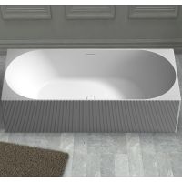 Ванна из искусственного камня Abber Stein 170x75 без гидромассажа арт-AS9603 — фото 2, Ванны из искусственного камня