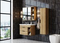 Товар: Зеркальный шкаф Onika Легран 80.00У Дуб галифакс арт-208092 - фото 3 Зеркальный шкаф Onika Легран 80.00У Дуб галифакс арт-208092 — фото 3, Зеркальные шкафы в ванную