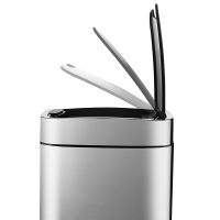 Товар: Ведро для мусора WeltWasser Rone MT 9L сенсорное Хром матовый арт-10000000874 - фото 2 Ведро для мусора WeltWasser Rone MT 9L сенсорное Хром матовый арт-10000000874 — фото 2, Мусорные ведра