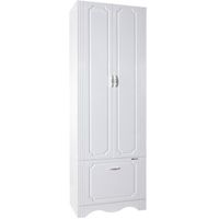 Шкаф пенал Bellezza Кантри 60 Белый арт-4629909090019 — фото 1, Пеналы для ванной комнаты