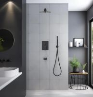 Товар: Душевая система Aquatek Оберон Черная матовая арт-AQ1273MB - фото 3 Душевая система Aquatek Оберон Черная матовая арт-AQ1273MB — фото 3, Встраиваемые душевые комплекты