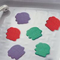 Комплект ковриков Ridder Slip-Not XXS Синий зеленый красный арт-69390 — фото 4, Коврики для ванной комнаты