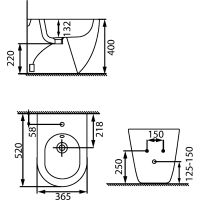 Товар: Биде Allen Brau Reality Черное матовое арт-4.32005.31 - фото 3 Биде Allen Brau Reality Черное матовое арт-4.32005.31 — фото 3, Биде напольные