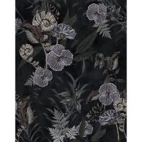 Панно Marburg Memoria Винил на флизелине (2,12*2,7) Черный/Серый/Зеленый, Листья/Цветы арт-34304 — фото 1, Обои для стен