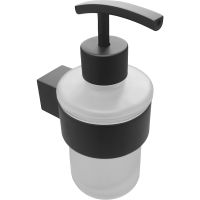 Дозатор для жидкого мыла Altasan Лотос Черный матовый арт-ЛТ80ЧМ — фото 1, Дозаторы