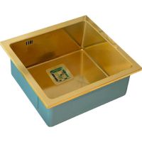 Кухонная мойка ZorG Bronze Бронза арт-SZR-44 BRONZE — фото 1, Кухонные мойки