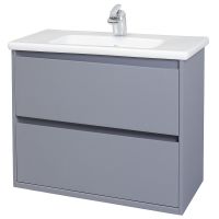 Тумба под раковину Bellezza Лоренцо 60 подвесная Серебро арт-4639109270364 — фото 1, Тумбы под раковину