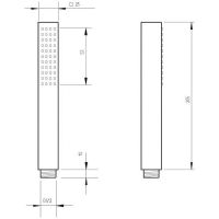 Ручной душ Migliore Quadra Золото арт-30891 — фото 2, Лейки для душа