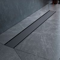 Душевой лоток AM.PM PrimeFlow 70 с Черной матовой решеткой / под плитку Tile арт-W02SC-U11-070-04BM — фото 7, Душевые лотки