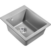 Кухонная мойка Milacio Murcia 42 Cuarzo Серый металлик арт-MC.77043 — фото 1, товары