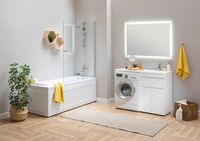 Тумба с раковиной Aquanet Токио 130 R Белая арт-239216 — фото 14, Тумбы с раковиной