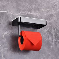 Товар: Держатель туалетной бумаги Abber Westen с полкой Черный матовый арт-AA1730B - фото 2 Держатель туалетной бумаги Abber Westen с полкой Черный матовый арт-AA1730B — фото 2, Держатели туалетной бумаги