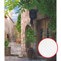 Фреска Ortograf Городской пейзаж 3858 Фактура бархат FX Флизелин (2,3*2,7) Бежевый/Зеленый, Город арт-3858 (бархат FX) — фото 1, Фрески