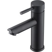 Товар: Смеситель для раковины Orange Steel Черный матовый арт-M99-021b - фото 1 Смеситель для раковины Orange Steel Черный матовый арт-M99-021b — фото 1, Смесители для раковины