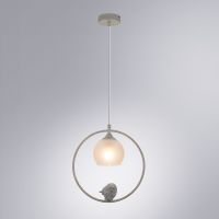 Подвесной светильник Artelamp Gemelli Белый с золотом арт-A2150SP-1WG — фото 3, Подвесные светильники