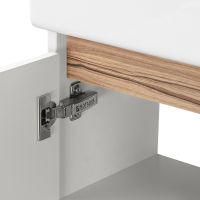 Тумба под раковину Aquaton Эклипс М 45 L подвесная Белый Эбони светлый арт-1A172801EK49L — фото 3, Тумбы под раковину