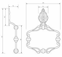Кольцо для полотенец Migliore Elisabetta Бронза арт-17000 — фото 2, Полотенцедержатели