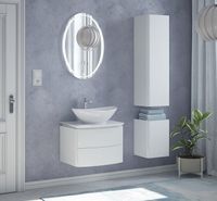 Подвесной шкаф Corozo Огайо 40 Белый арт-SD-00000632 — фото 3, Шкафы для ванной